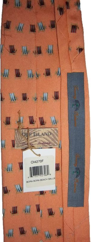 New TOMMY BAHAMA TIE: 100% Silk Man’s Designer neck wear Made in USA New Cravat - Image 11