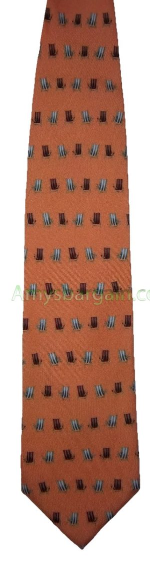 New TOMMY BAHAMA TIE: 100% Silk Man’s Designer neck wear Made in USA New Cravat - Image 9