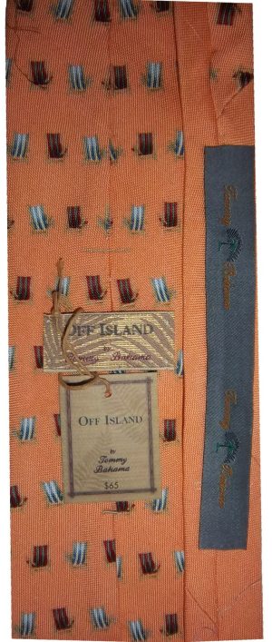 New TOMMY BAHAMA TIE: 100% Silk Man’s Designer neck wear Made in USA New Cravat - Image 10