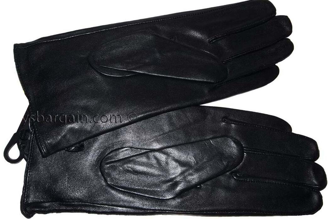 New Woman's Soft Leather Gloves Black Warm Winter Gloves BN Les Guant De Cuir** - Image 3