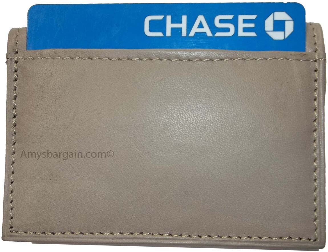 New women men's Leather Business Credit Card ID card Holder fifty cards case BN - Image 3
