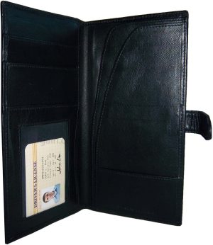 Organizer, Leather document case, passport ID airline ticket Credit card planner - Image 4