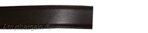 Real Leather Men’s Belt. (M) Automatic lock. Dress + Casual belt. Fashion belt". - Image 8