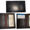Slim Business Credit Card ID card case, Brown 4 Card holder, Brand New lot of 3