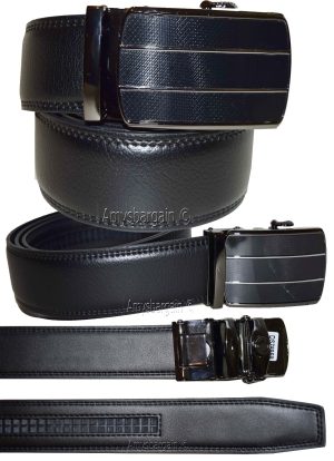 Leather belt. Men's Automatic lock belt, Men’s Dress & Casual belt. Strap. Band* - Image 14