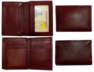 RFID card case leather business credit card id genuine leather 40 card holder - Image 13
