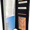 Women/Men's Leather Checkbook Wallet, Black unbranded Bills Check wallet new