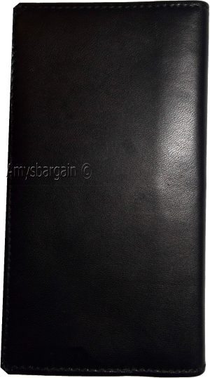 Women/Men's Leather Checkbook Wallet, Black unbranded Bills Check wallet new - Image 12