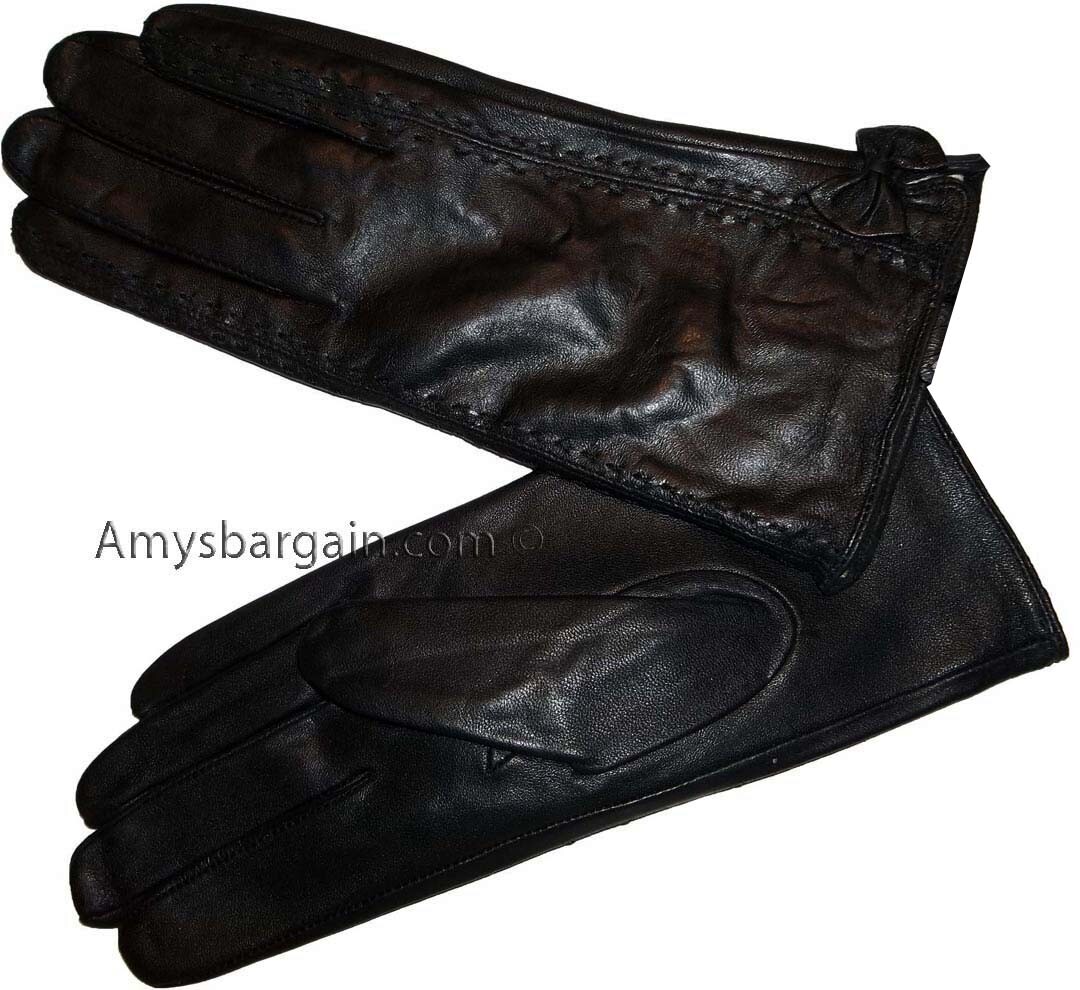 Women's Gloves Genuine Lambskin Leather Sheepskin leather Winter Gloves Br New 2 - Image 11