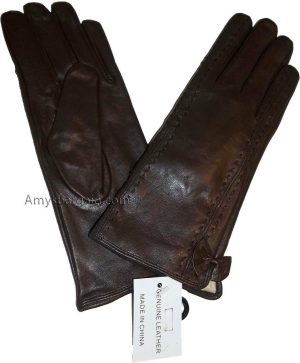 Women's Gloves Genuine Lambskin Leather Sheepskin leather Winter Gloves Br New 2 - Image 5