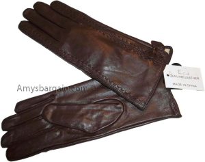 Women's Gloves Genuine Lambskin Leather Sheepskin leather Winter Gloves Br New 2 - Image 6