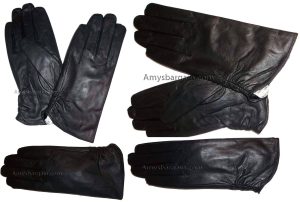 Women's Gloves Size small Soft Leather Gloves Black dress Warm Winter Gloves - Image 11