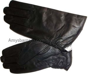Women's Gloves Size small Soft Leather Gloves Black dress Warm Winter Gloves - Image 7