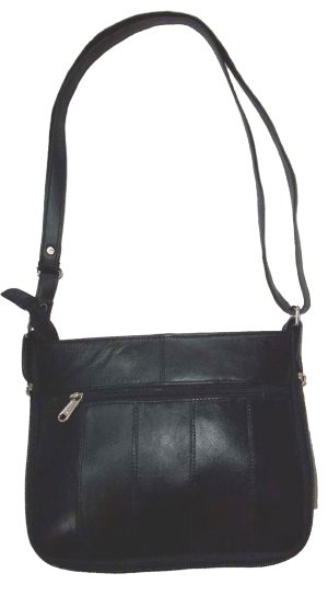 Women's Leather expandable shoulder bag carryon bag leather handbag brand new