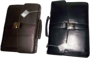Women's leather briefcase business case attaché case handbag new business bag - Image 7