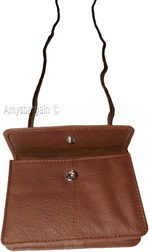business card case card holder w/ neck string 30 business card clear id window - Image 11