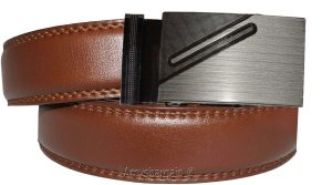 leather belt dress casual belt new lock qick buckle automatic up to 43" - Image 9