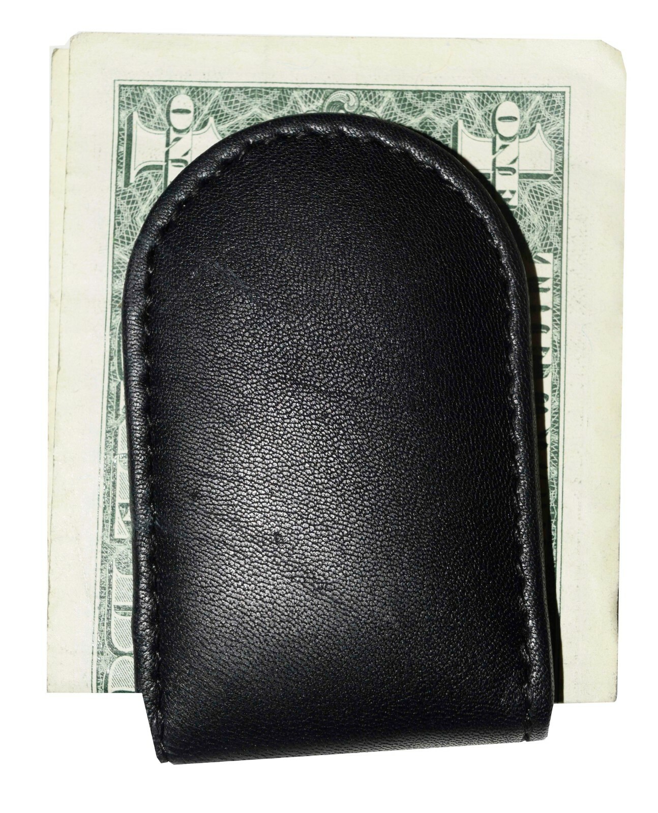 leather mini money clip magnetic money clip holds a stock of bills brand new - Image 5