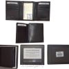 lot of 2 RFID men's wallet genuine leather trifold wallet 2 billfold new in box