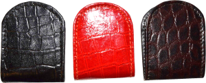 lot of 3 new crocodile printed leather unbranded money clip new money clip - Image 3