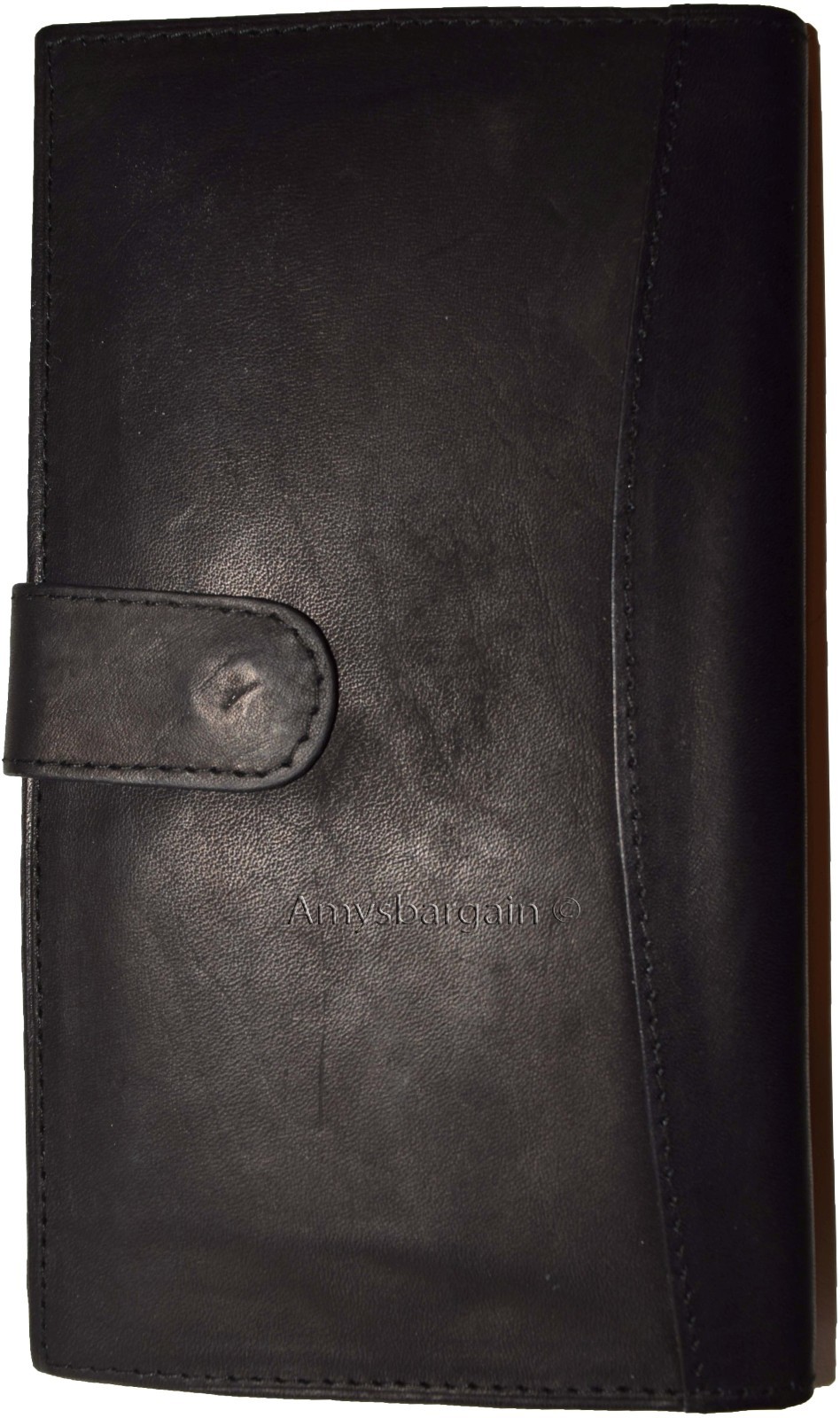 lot of 5 leather checkbook cover black credit card id wallet 19 cards brand new - Image 12