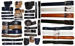 men's belt leather dress belt automatic lock men's casual leather belt up to 50"