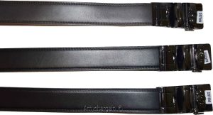 men's belt leather dress belt automatic lock men's casual leather belt up to 50" - Image 6