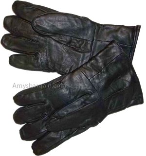 men’s gloves genuine lambskin leather winter gloves wool lined winter gloves - Image 3