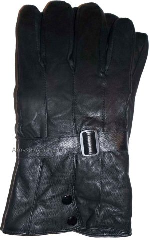 men’s gloves genuine lambskin leather winter gloves wool lined winter gloves