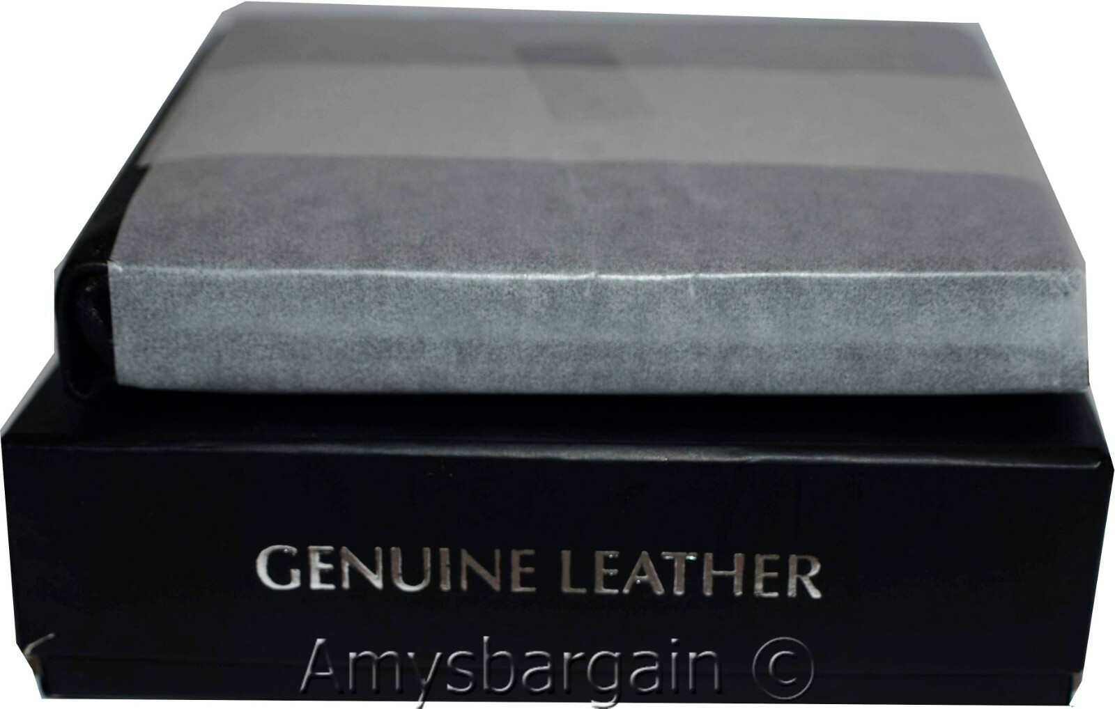 men's wallwt rfid men's leather wallet 2 bifold genuine leather 2 id new in box - Image 3