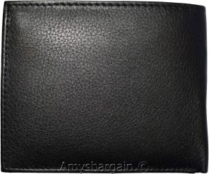 men's wallwt rfid men's leather wallet 2 bifold genuine leather 2 id new in box - Image 9
