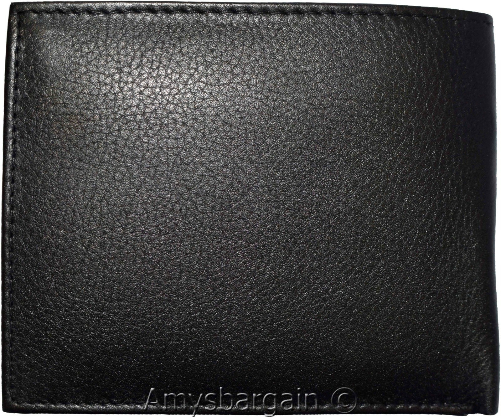 men's wallwt rfid men's leather wallet 2 bifold genuine leather 2 id new in box - Image 9