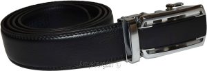 new buckle men's belt leather auto lock dress jeans comfort slide lock bn up 50" - Image 5