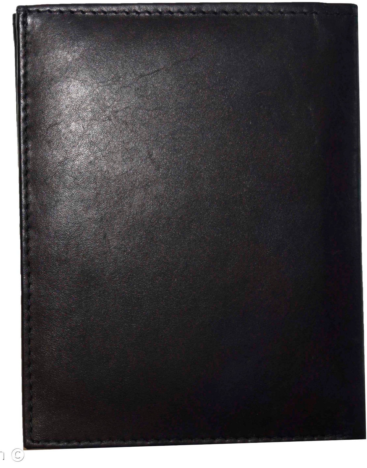 passport cover USA leather wallet black passport case real genuine leather case - Image 11