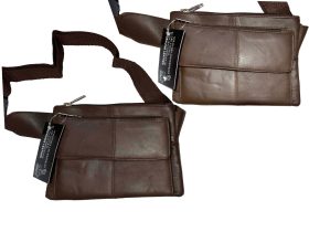 small leather waist pouch waist bag leather bag fanny pack up to 38 adjustable