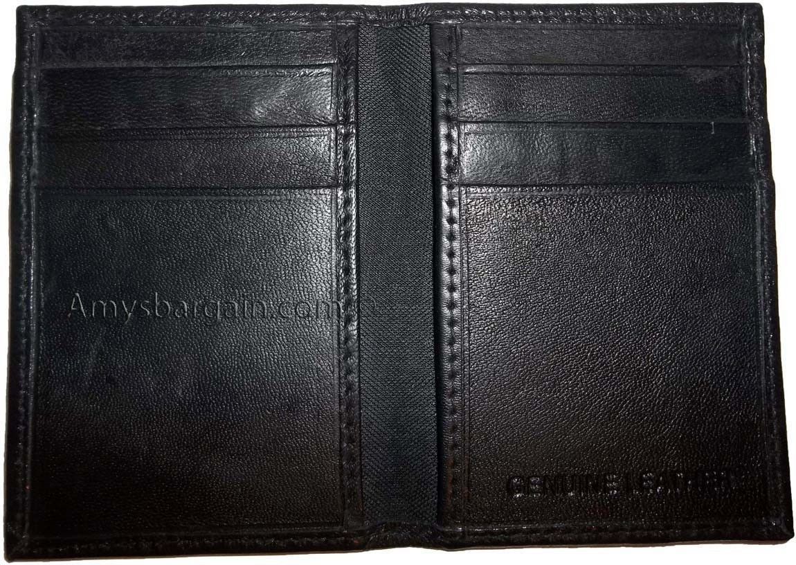 2 Black skinny leather 6 business and credit card case, leather card case BNWT - Image 4