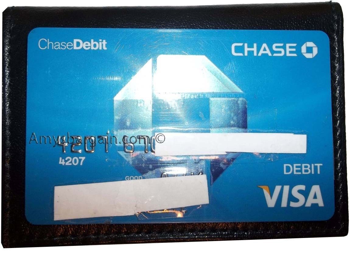 2 Black skinny leather 6 business and credit card case, leather card case BNWT - Image 10