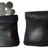 2  Change Purse, Leather Ladies Wallet purse mini pocket zip coin case key ring