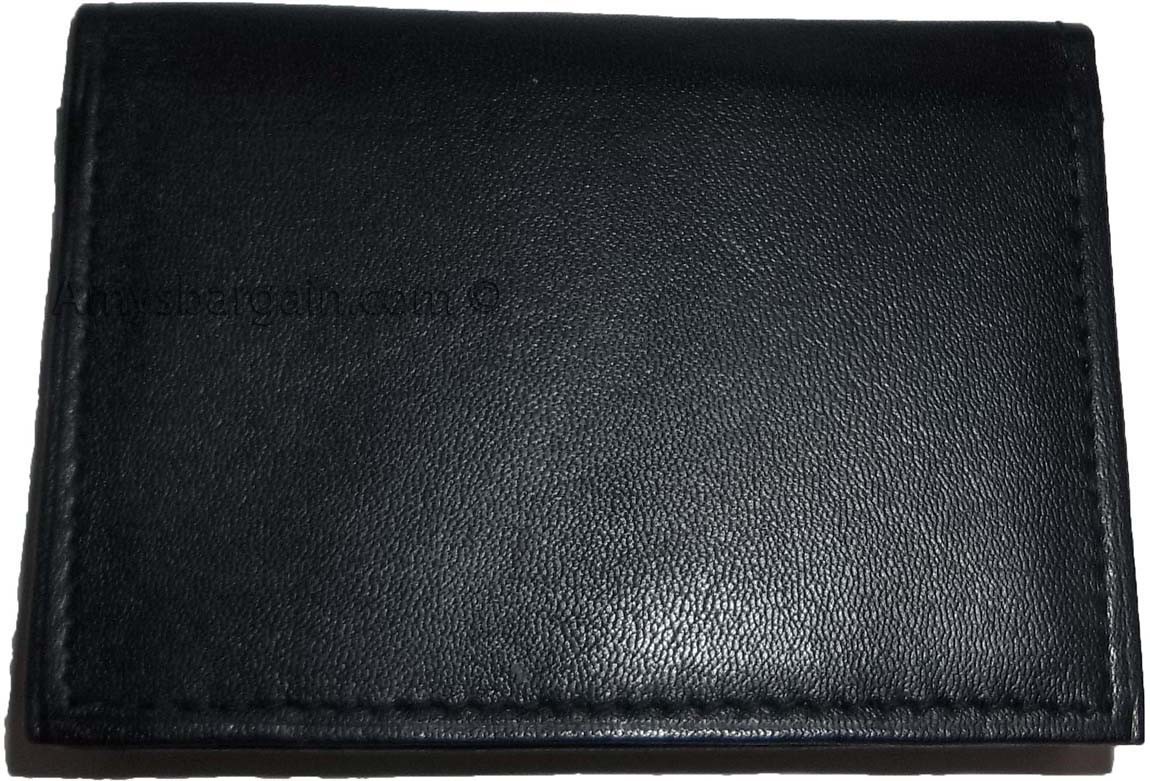 2 women men's Leather Business Credit Card ID card case fifty cards holder bnwt - Image 6