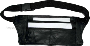 3 Flat Leather waist pouch. waist bag, leather bag, Fanny pack Flat pack Br new - Image 12