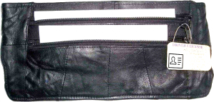 3 Flat Leather waist pouch. waist bag, leather bag, Fanny pack Flat pack Br new - Image 9
