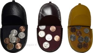3 Unisex Leather change purses Coin case Vintage styled change purse - Image 4