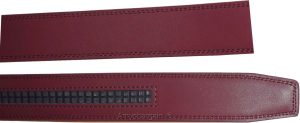 Burgund Leather Men’s Belt XL Automatic lock Dress / Casual belt adjustable belt - Image 12