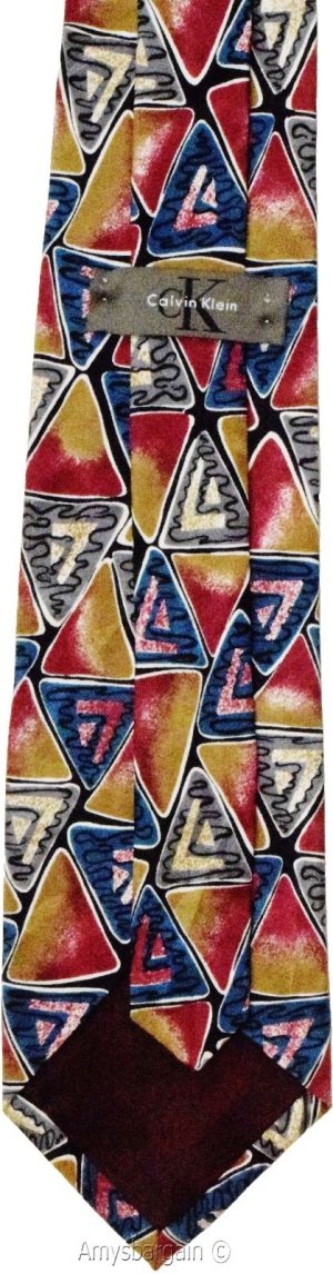 Calvin Klein Neck Tie, 100% Silk tie, Neck wear Made in USA, New Designer tie - Image 6