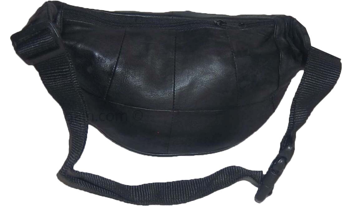 Lat of 2 New Leather waist pouch waist bag leather bag new Fanny pack strap bag - Image 13