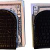 Lizard skin printed leather money clip, genuine leather money clip brand new