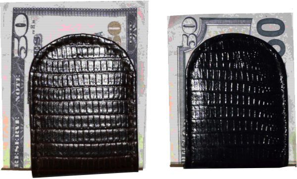 Lizard skin printed leather money clip, genuine leather money clip brand new - Image 12