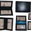 Lot of 10 New Slim Leather Business/Credit Card ID card. picture Holder 2 IDs #1