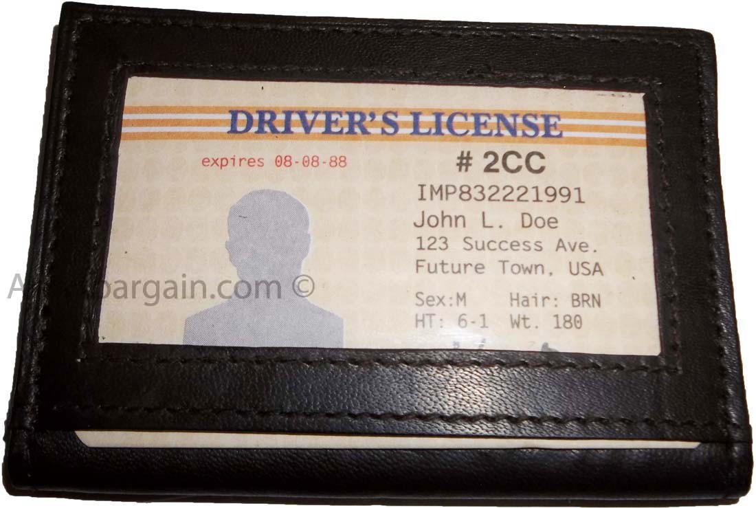 Lot of 12. Leather Business ID card case 6 card holder, New Slim Brown card case - Image 11