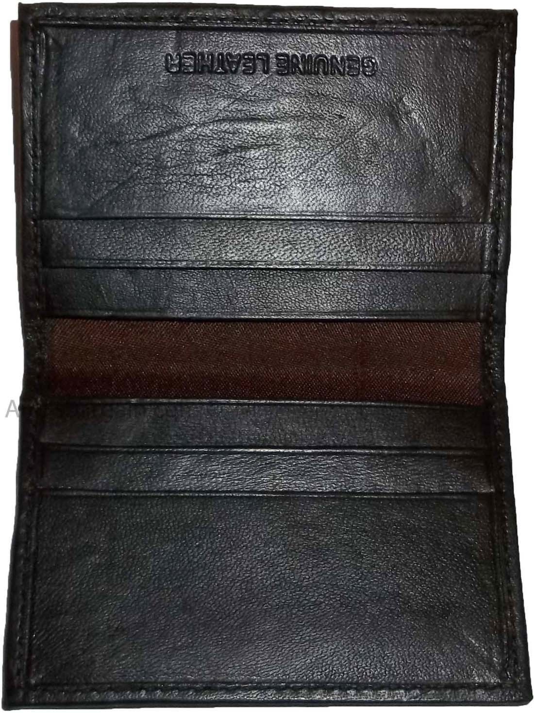 Lot of 12. Leather Business ID card case 6 card holder, New Slim Brown card case - Image 6